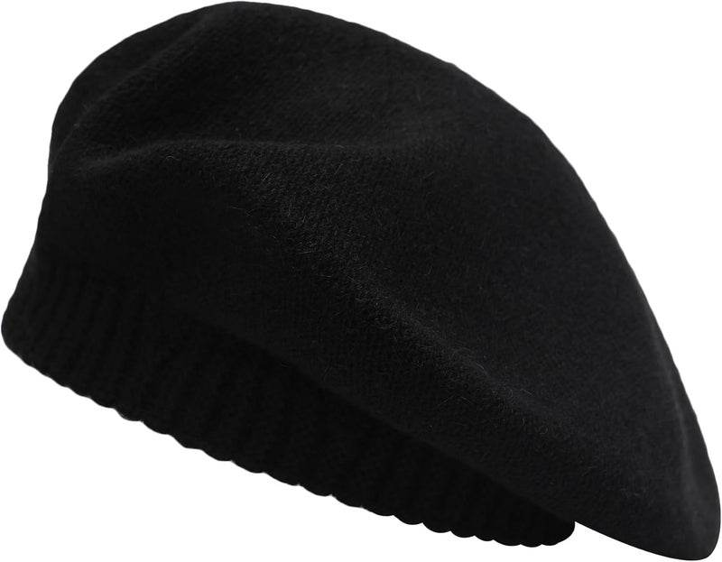 ZLYC French Beret Hat Fashion Print Lightweight Winter Warm Artist Hat for Women - Image 1